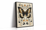 Gilded Monarch - Vintage Butterfly & Floral Art