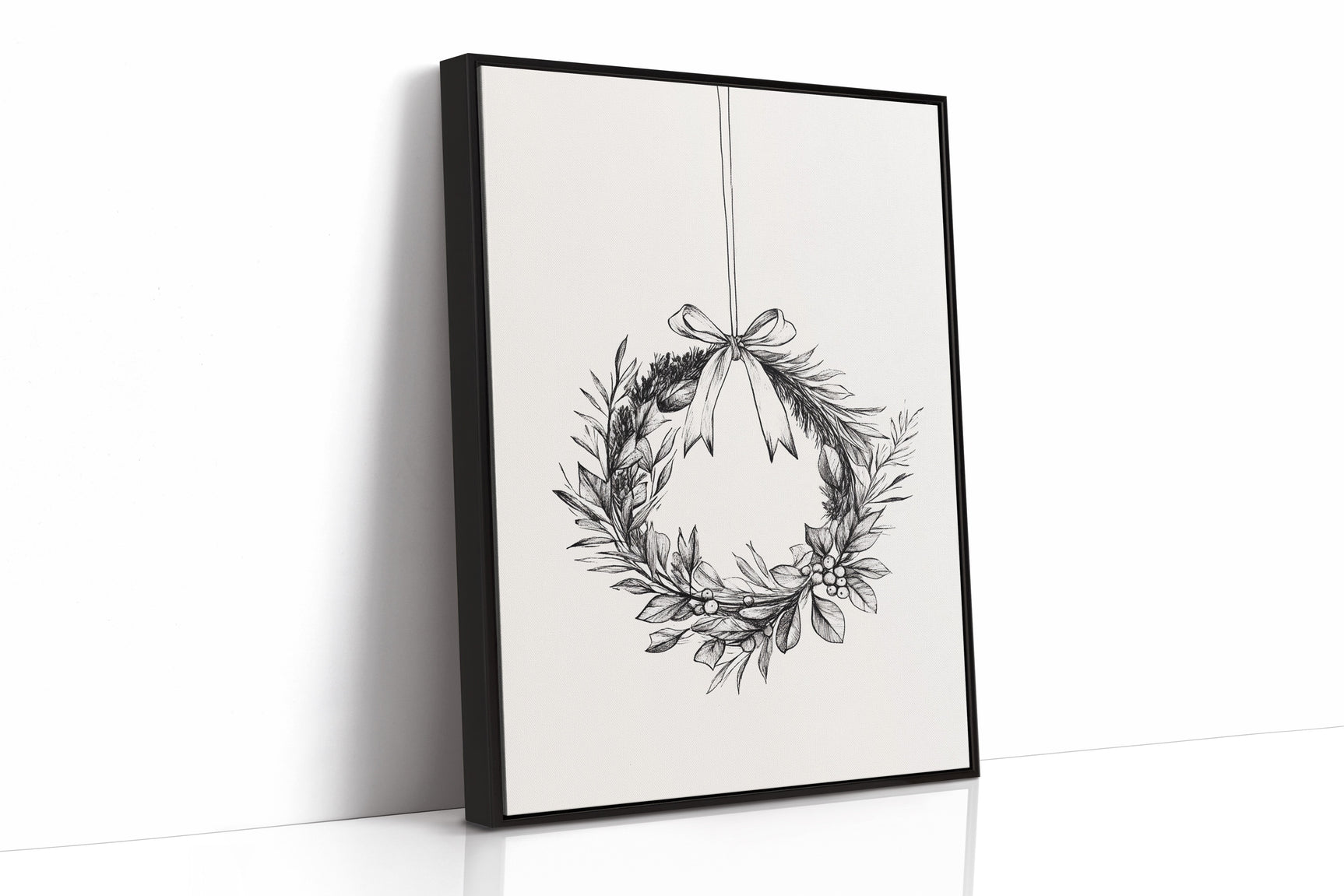 Simple Hand-Drawn Wreath