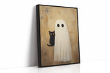 Spooky Feline Friendship