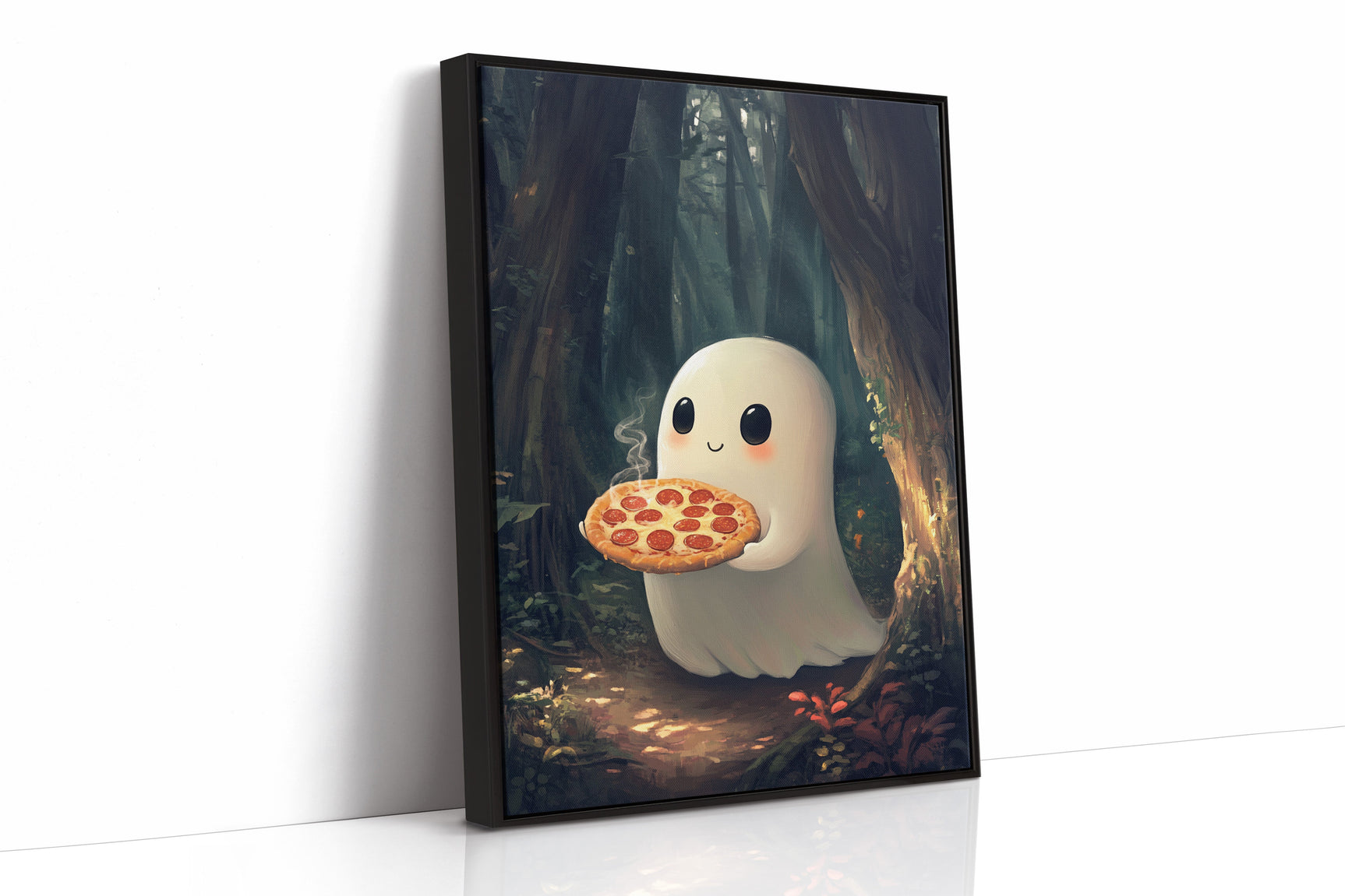 Ghostly Delight in Woodland