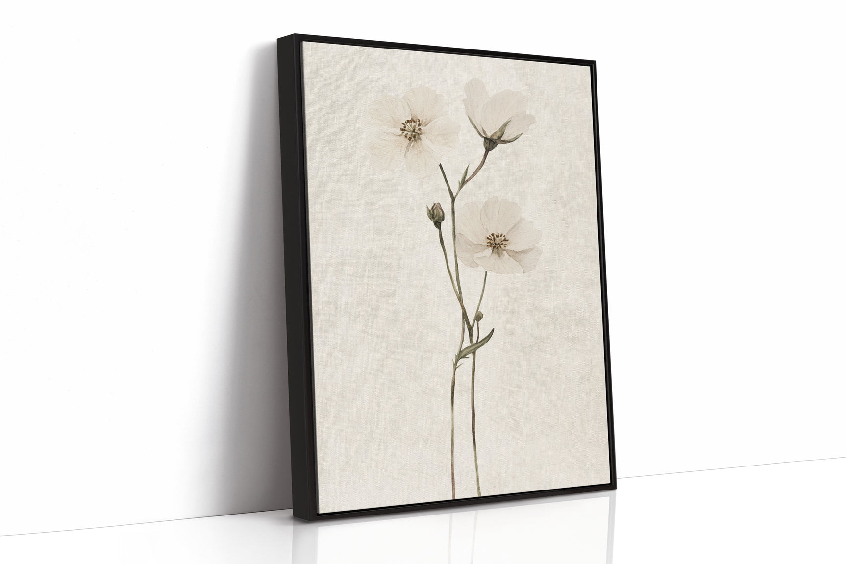 Whispering Blooms: Ivory Serenity
