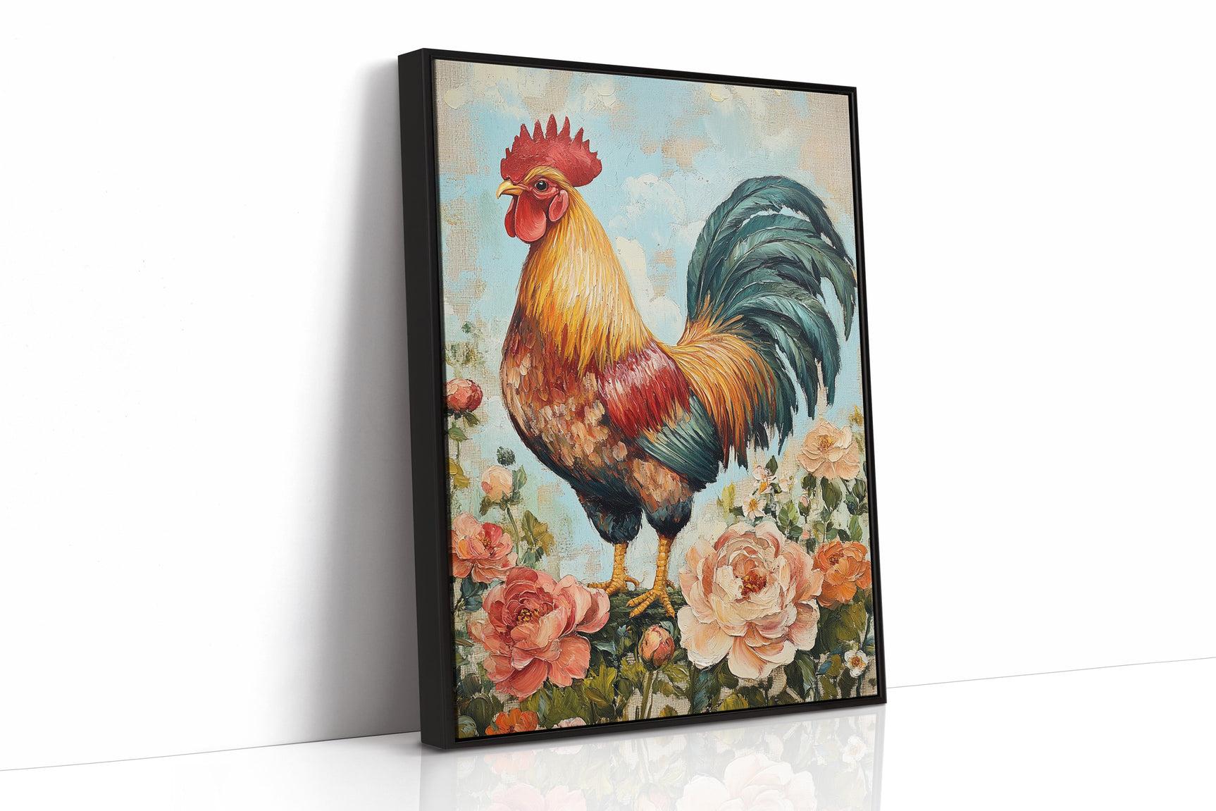 Sunlit Rooster