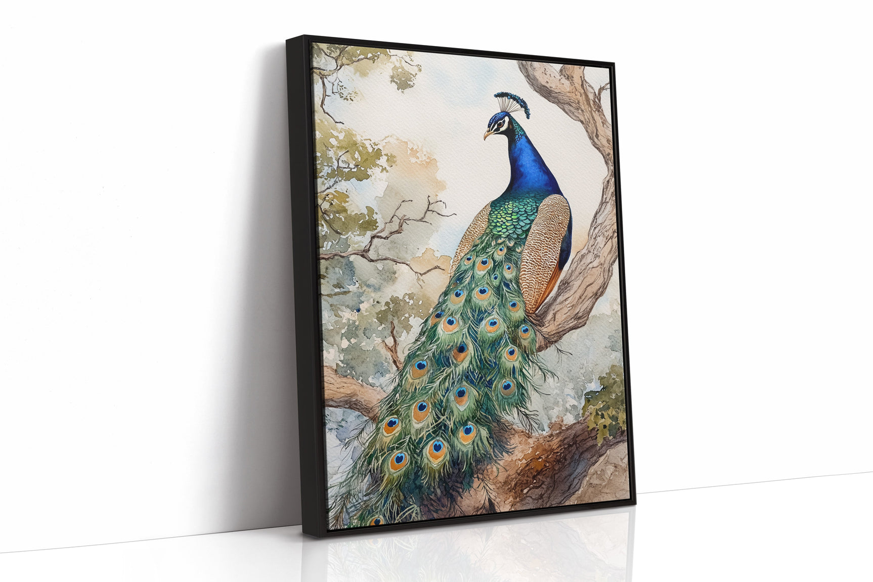 Emerald Peacock Elegance