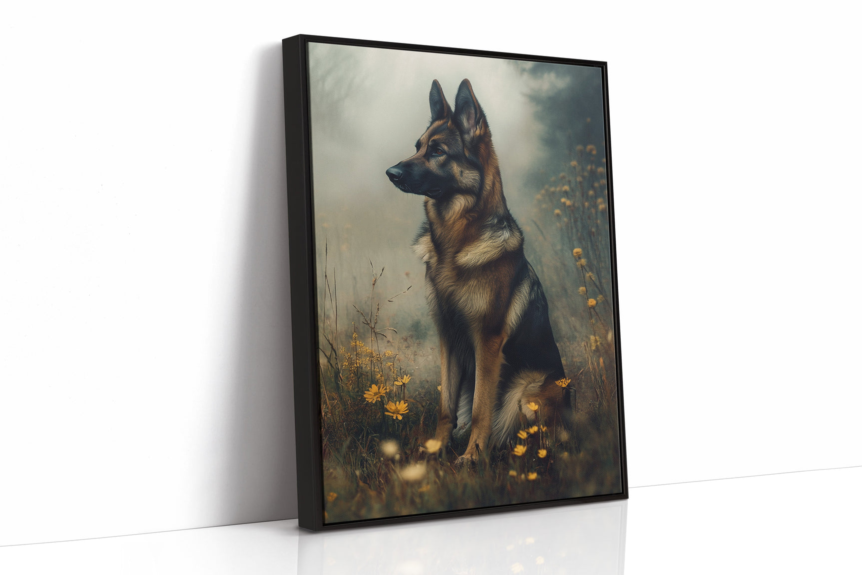 Misty Canine Reverie