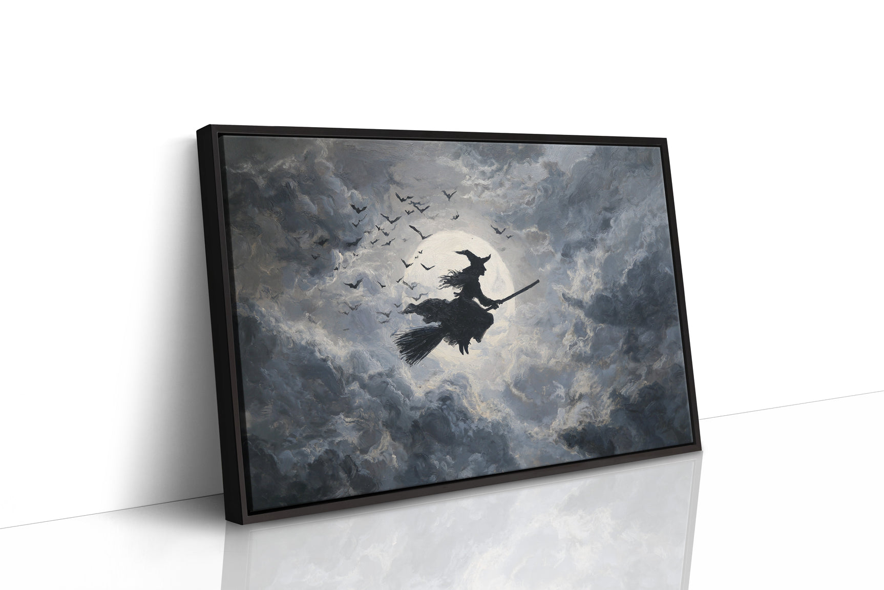 Midnight Flight Under Moonlit Skies