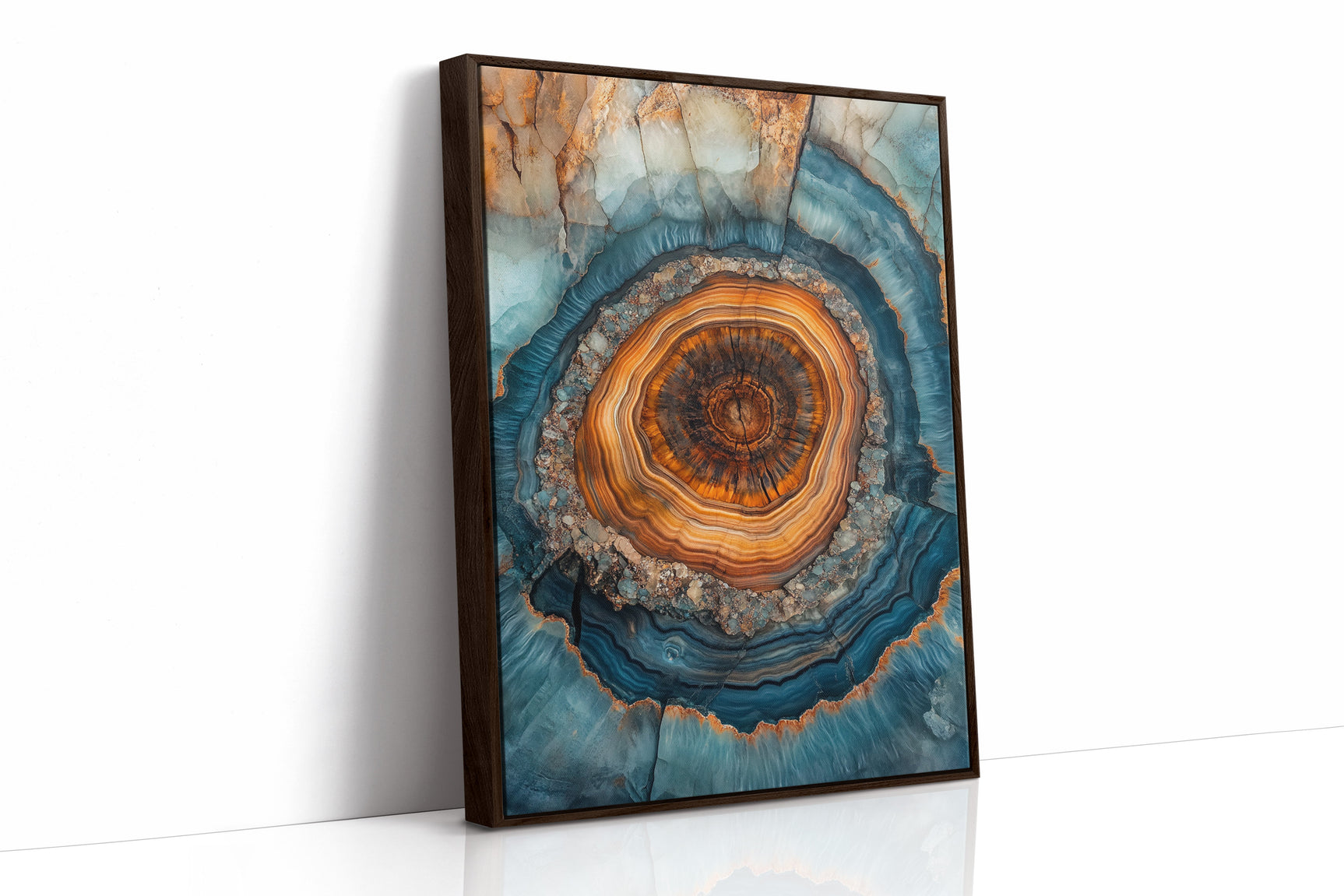 Ethereal Geode - Abstract Mineral Art