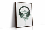 Tranquil Wilderness - Minimalist Forest Art