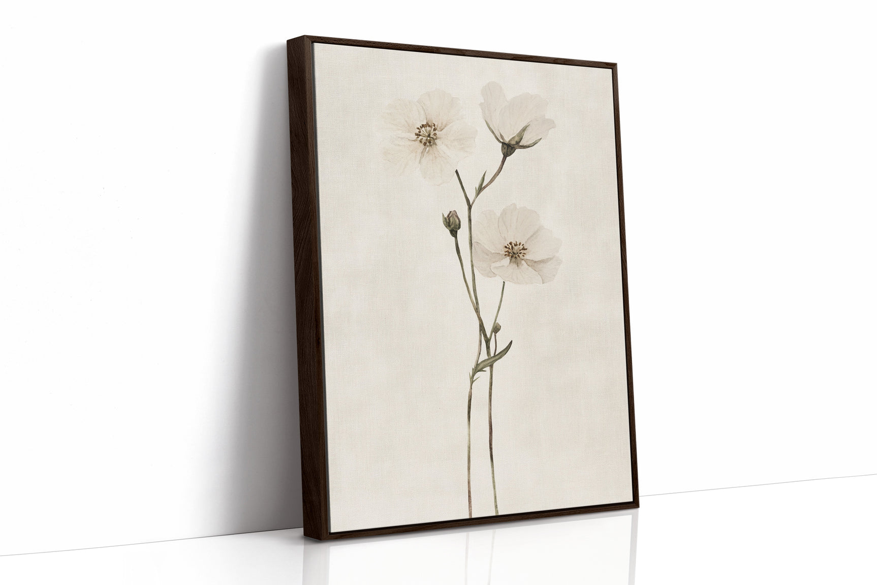 Whispering Blooms: Ivory Serenity