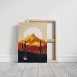 Desert Sunrise - Bold Landscape Art