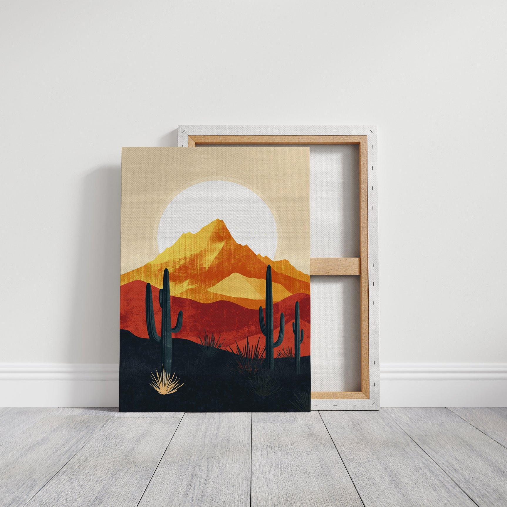 Desert Sunrise - Bold Landscape Art