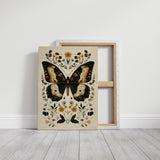 Gilded Monarch - Vintage Butterfly & Floral Art