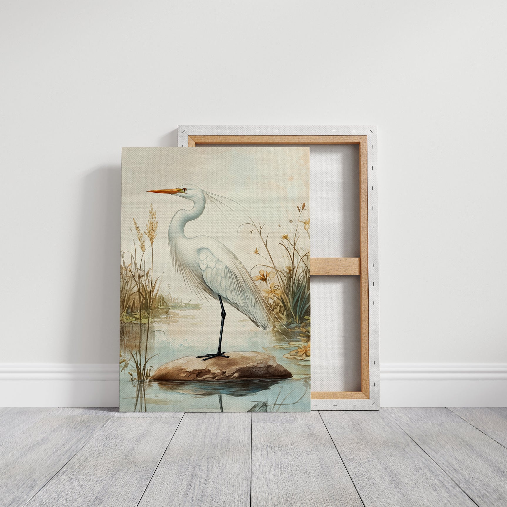 Tranquil Heron Reverie