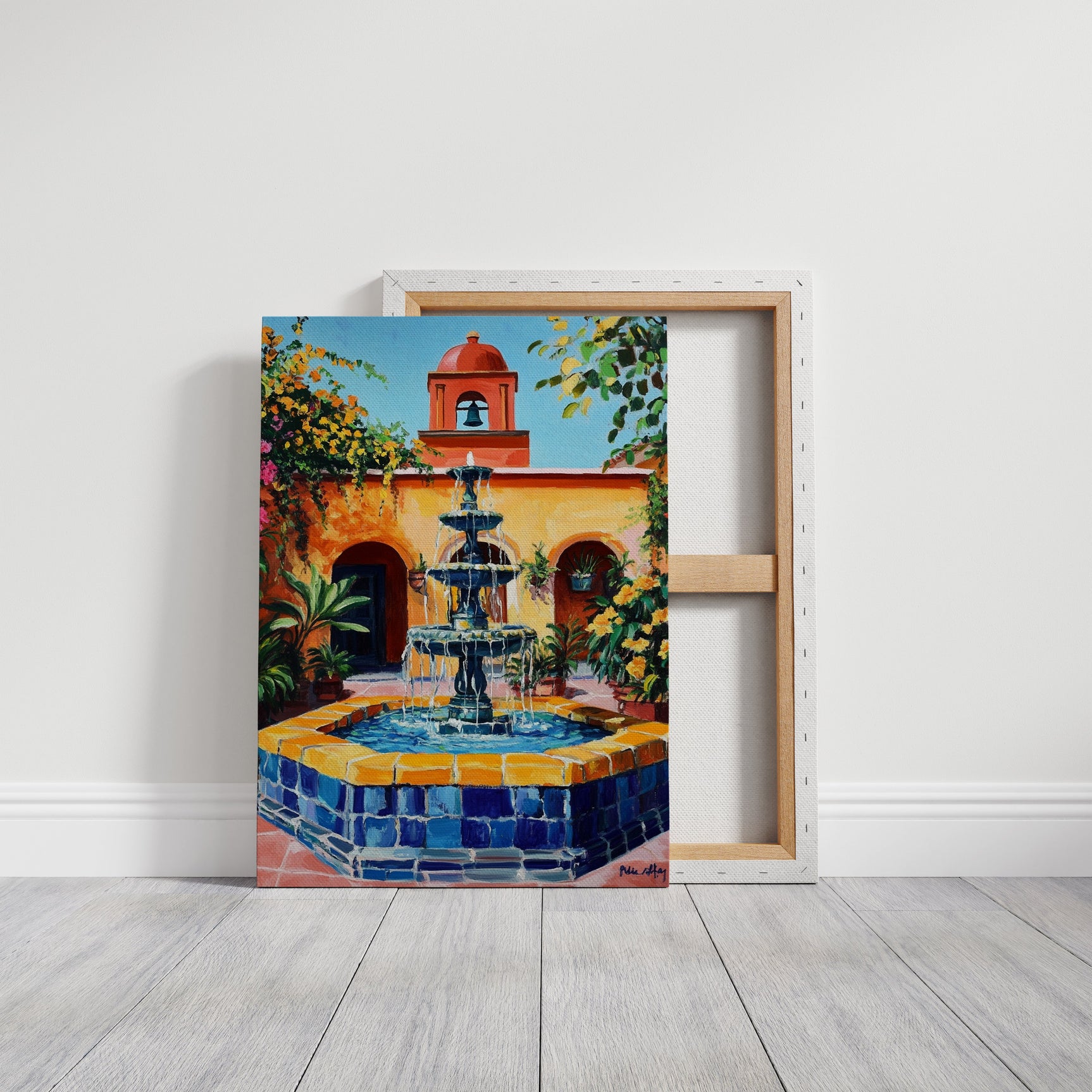 Sunlit Courtyard Reverie