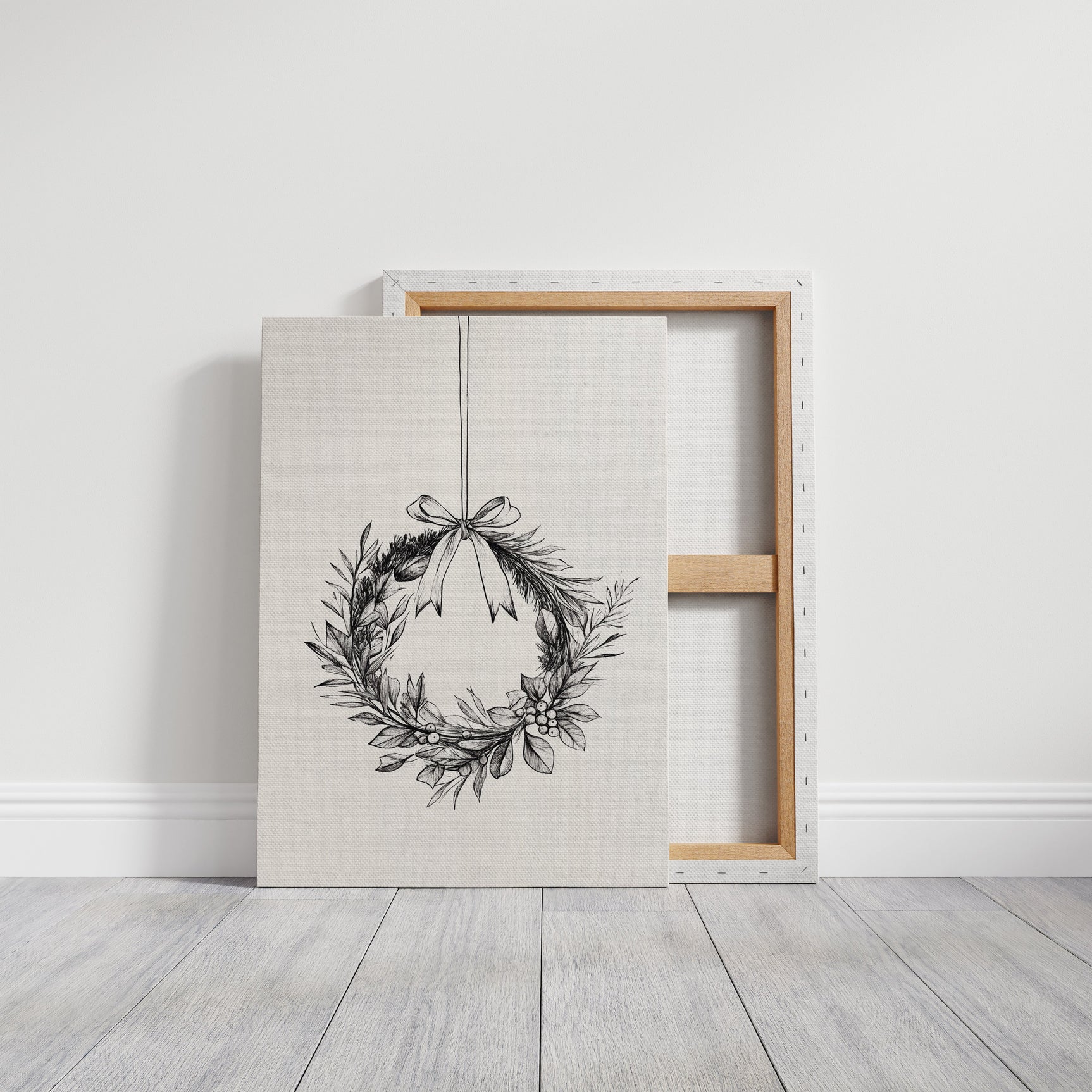 Simple Hand-Drawn Wreath
