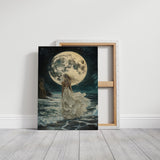 Lunar Reverie by the Sea