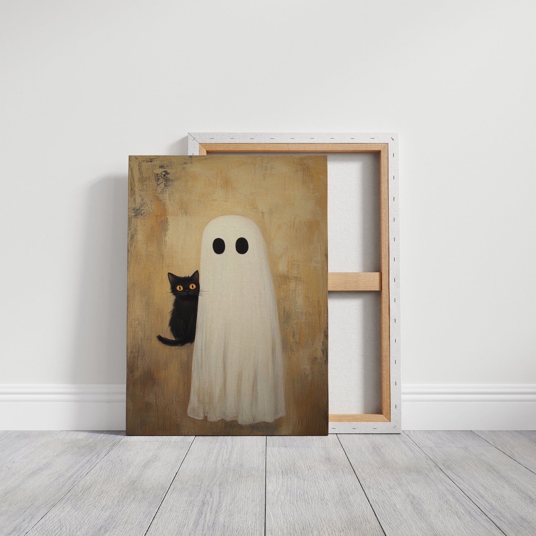 Spooky Feline Friendship