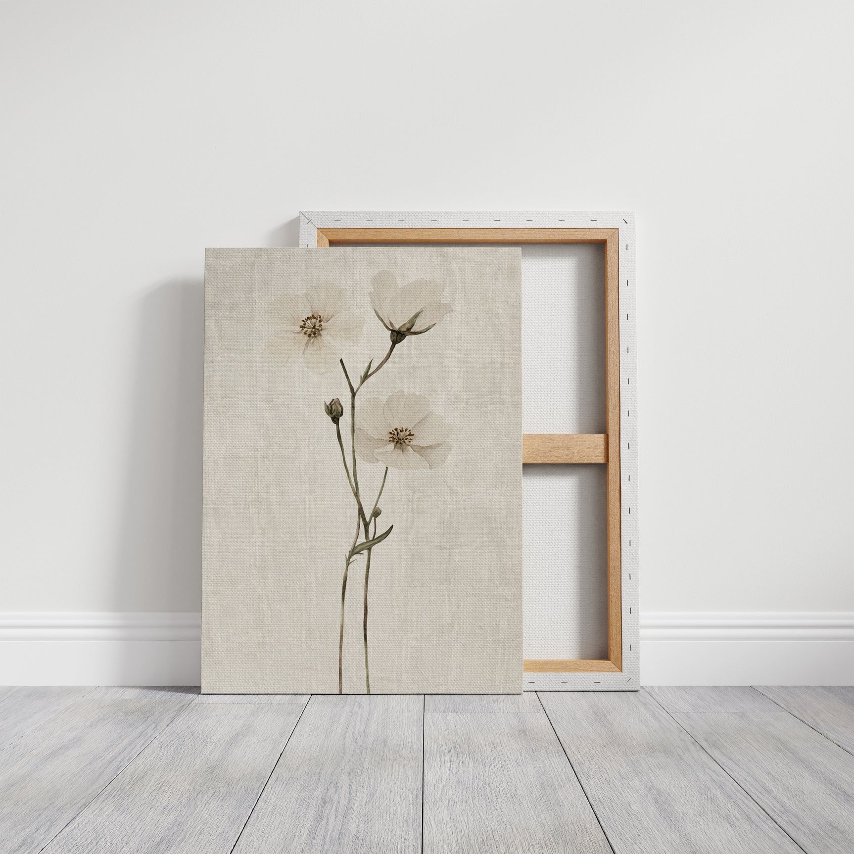 Whispering Blooms: Ivory Serenity
