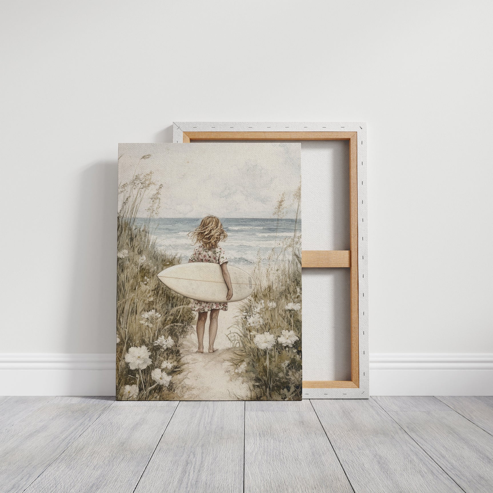 Seaside Surfer Girl