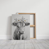 Rustic Daisy Cow