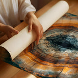 Ethereal Geode - Earthy Abstract Art