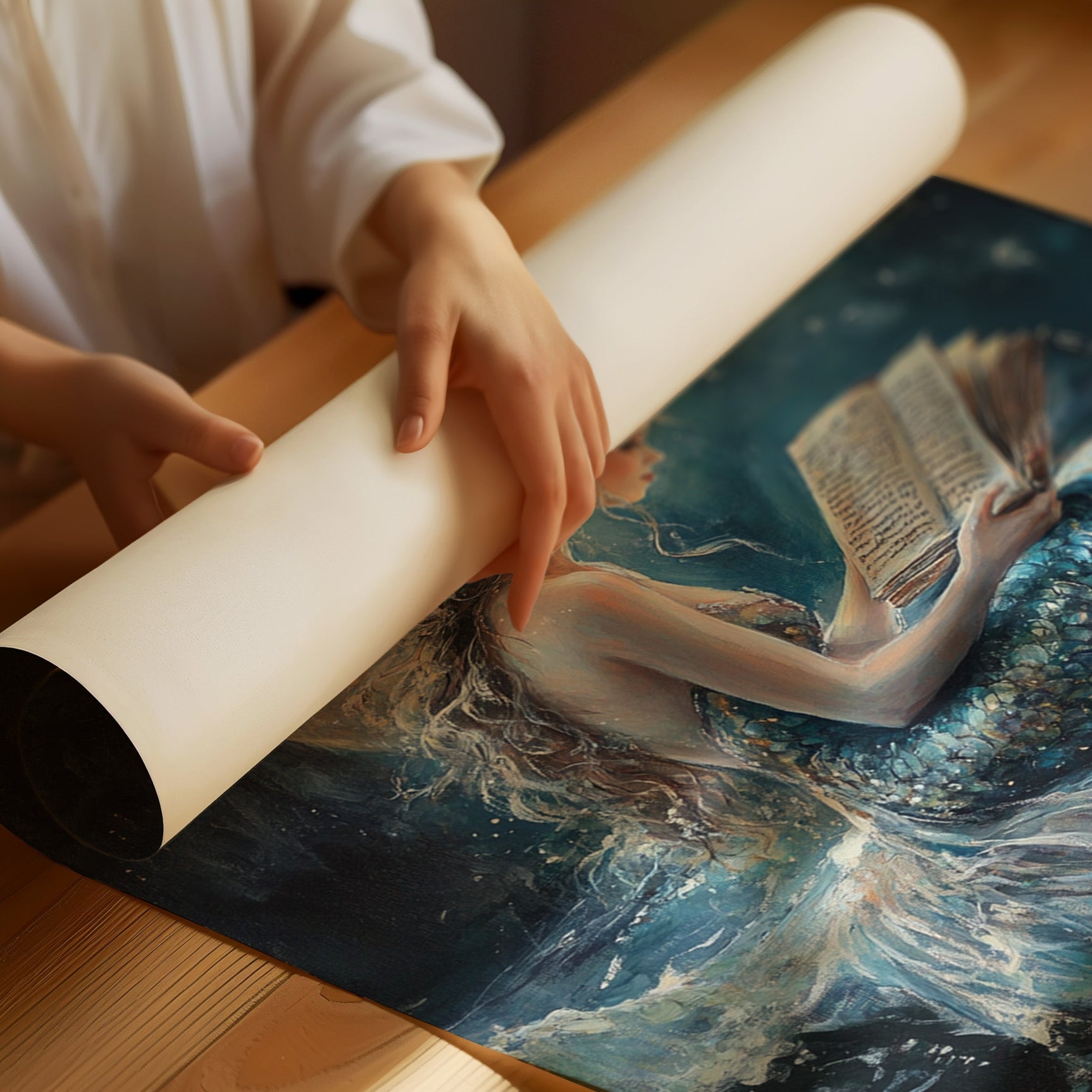 Moonlit Verses Beneath the Waves