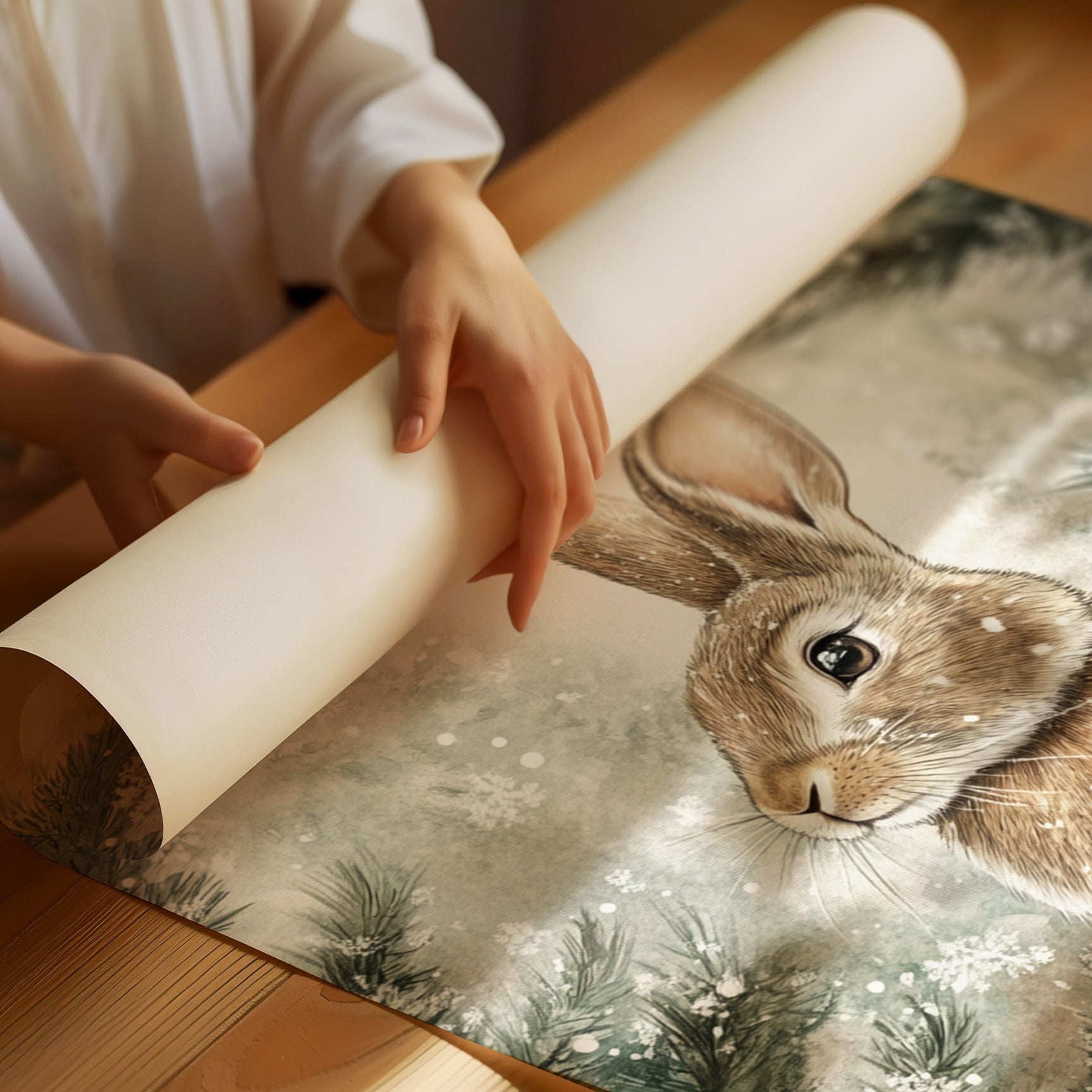 Winter Whimsy Bunny