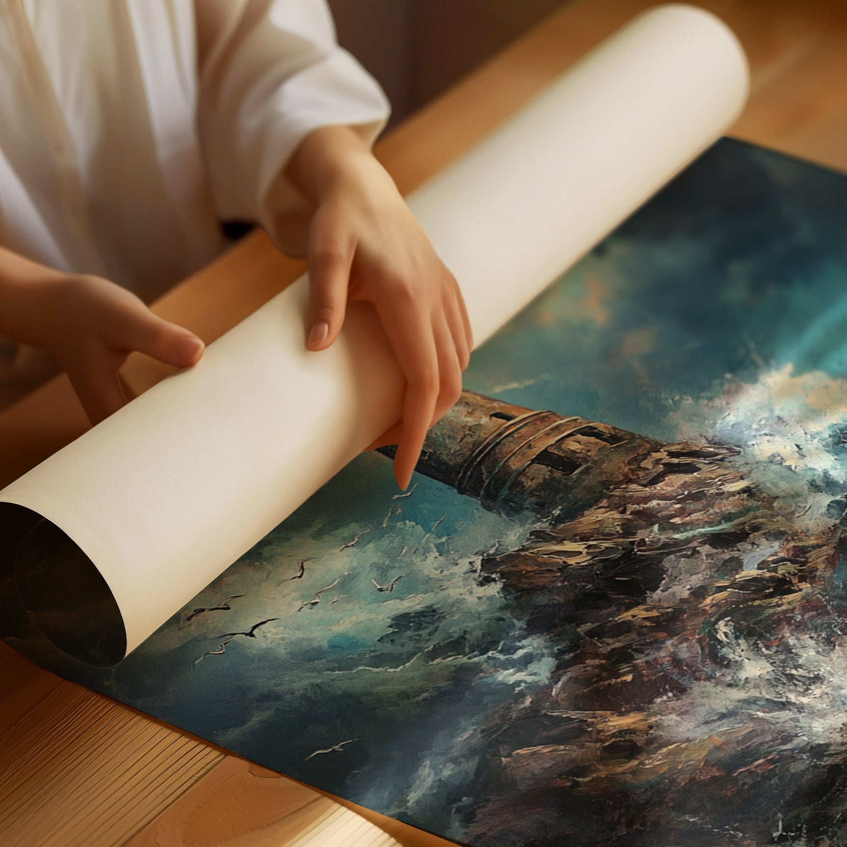 Storm's Embrace Lighthouse