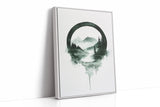 Tranquil Wilderness - Minimalist Forest Art