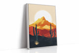 Desert Sunrise - Bold Landscape Art