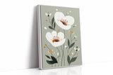 Tranquil Blossoms - Minimalist Floral Art