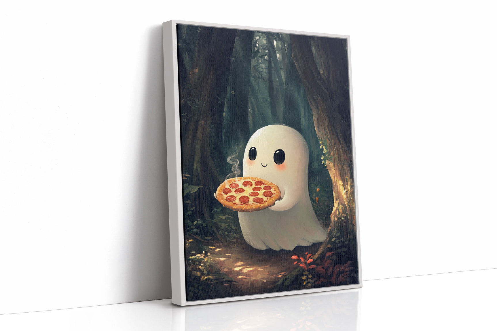 Ghostly Delight in Woodland