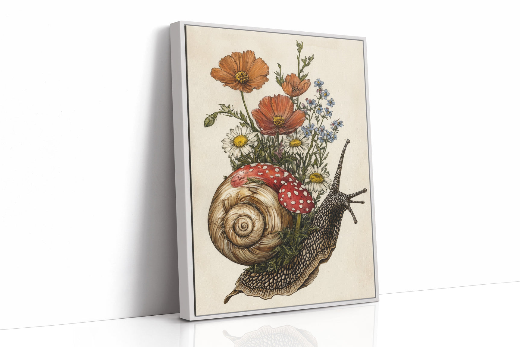 Whimsical Snail Reverie