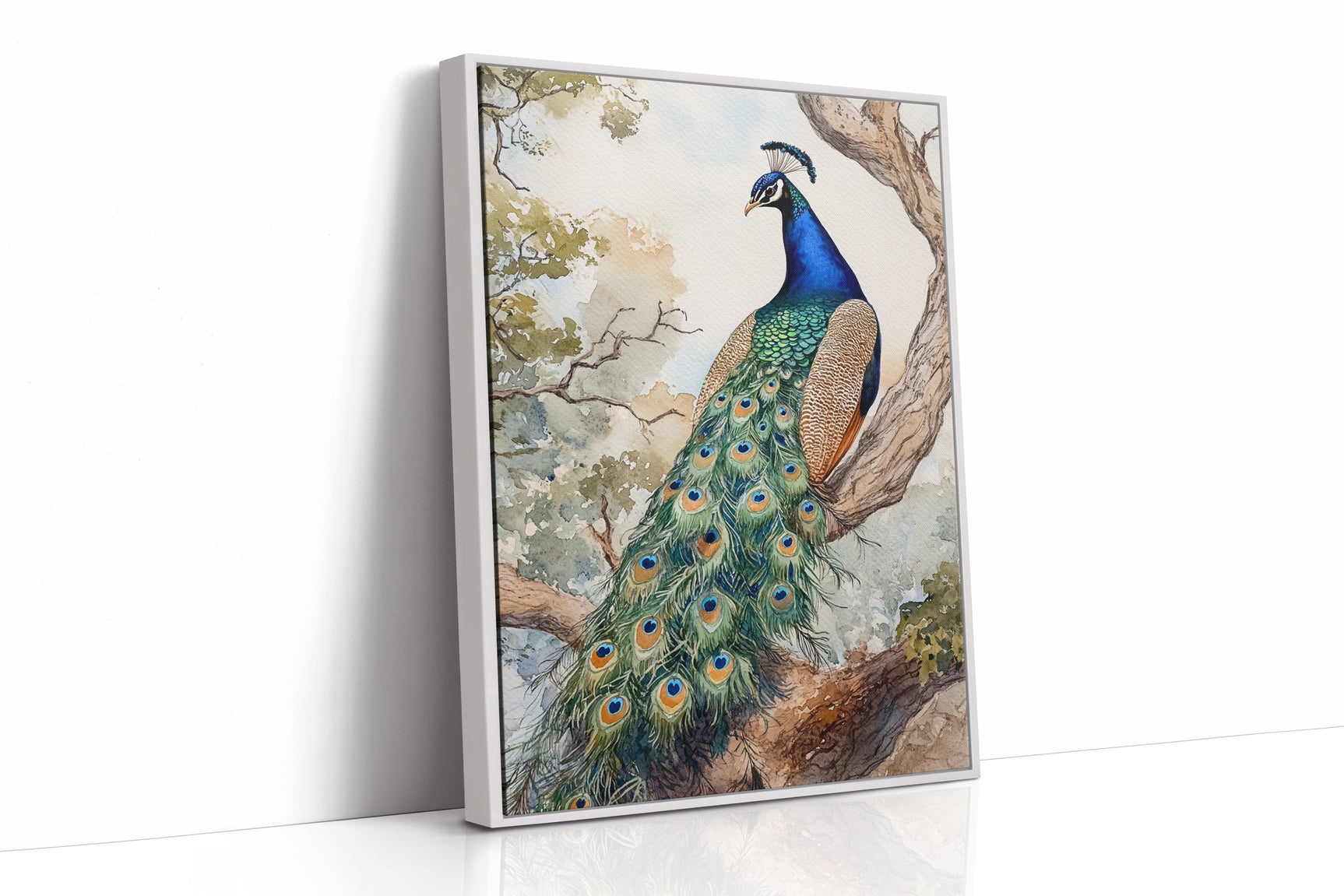 Emerald Peacock Elegance