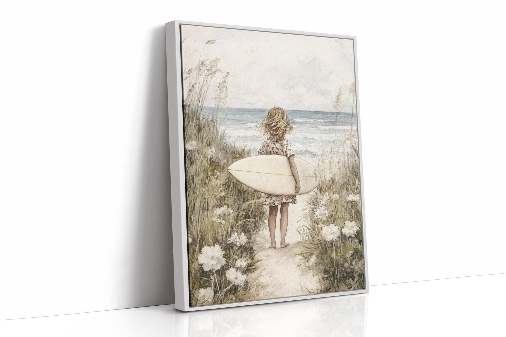 Seaside Surfer Girl