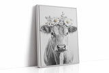 Rustic Daisy Cow