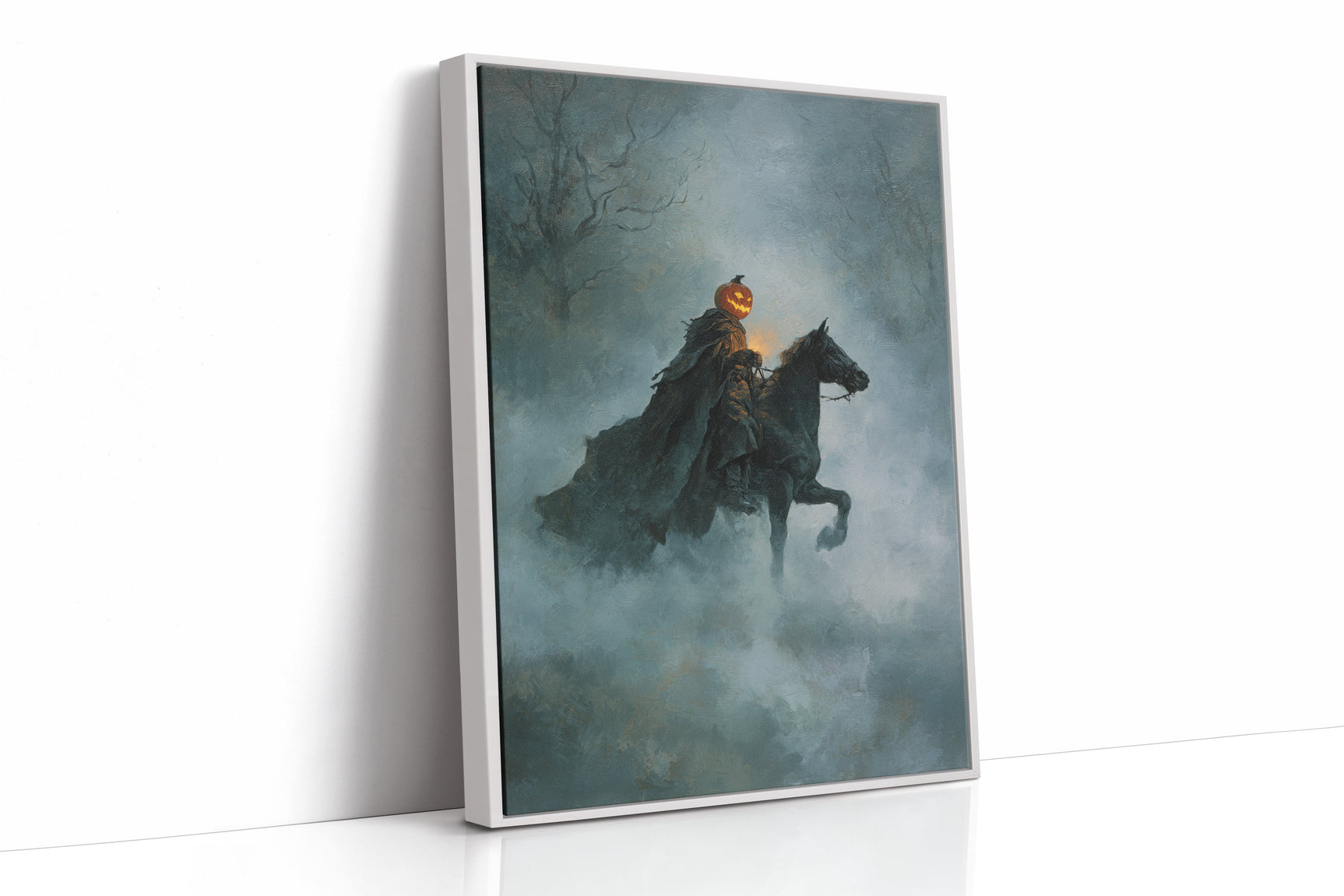 A Lantern's Glow in Mist