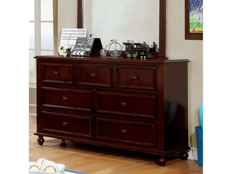 Olivia Dark Walnut Dresser - Ornate Home