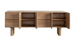 Wolfe Oak Wood Sideboard - Ornate Home