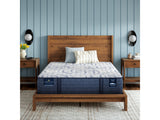 Perfect Sleeper Pro Hampton 12.5" Dark Blue/White Latex Hybrid California King Extra Firm Mattress