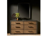 Modern Veil 36" Wide Durable Wood Framed Mirror