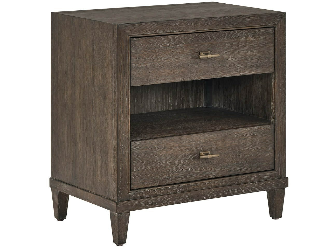 Montclair Cocoa Two Drawers Nightstand