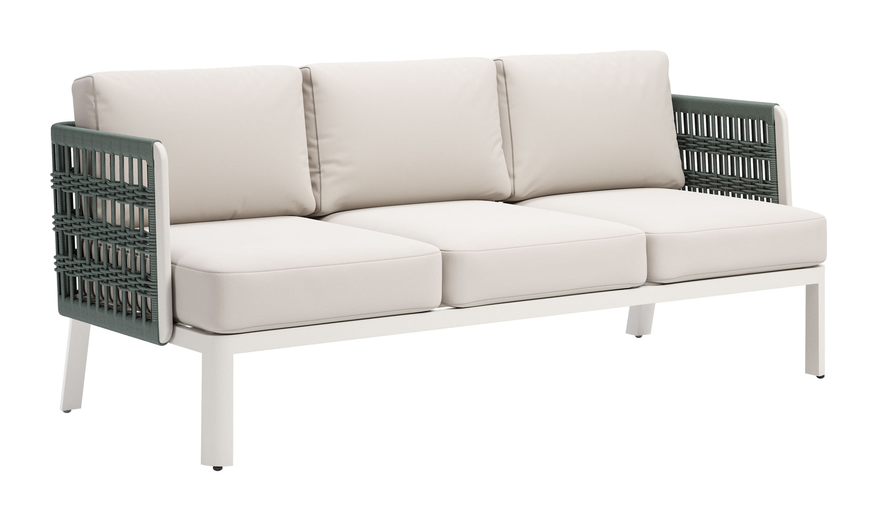 Bridgehampton White Sofa