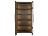 Montclair Cocoa Glass Doors Cabinet