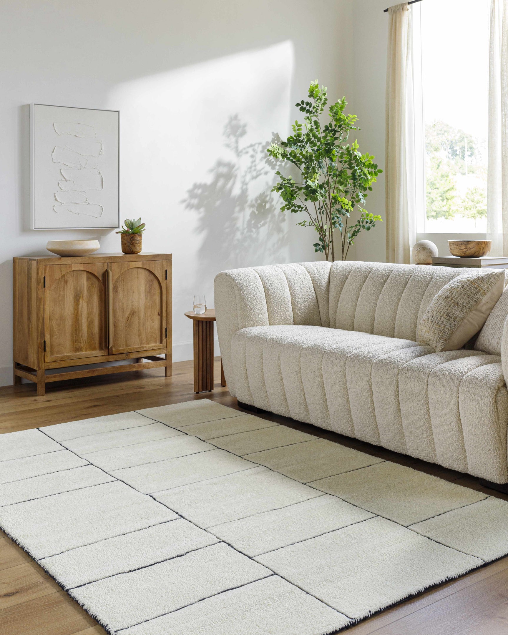 Xylia Ivory Area Rug - Clearance