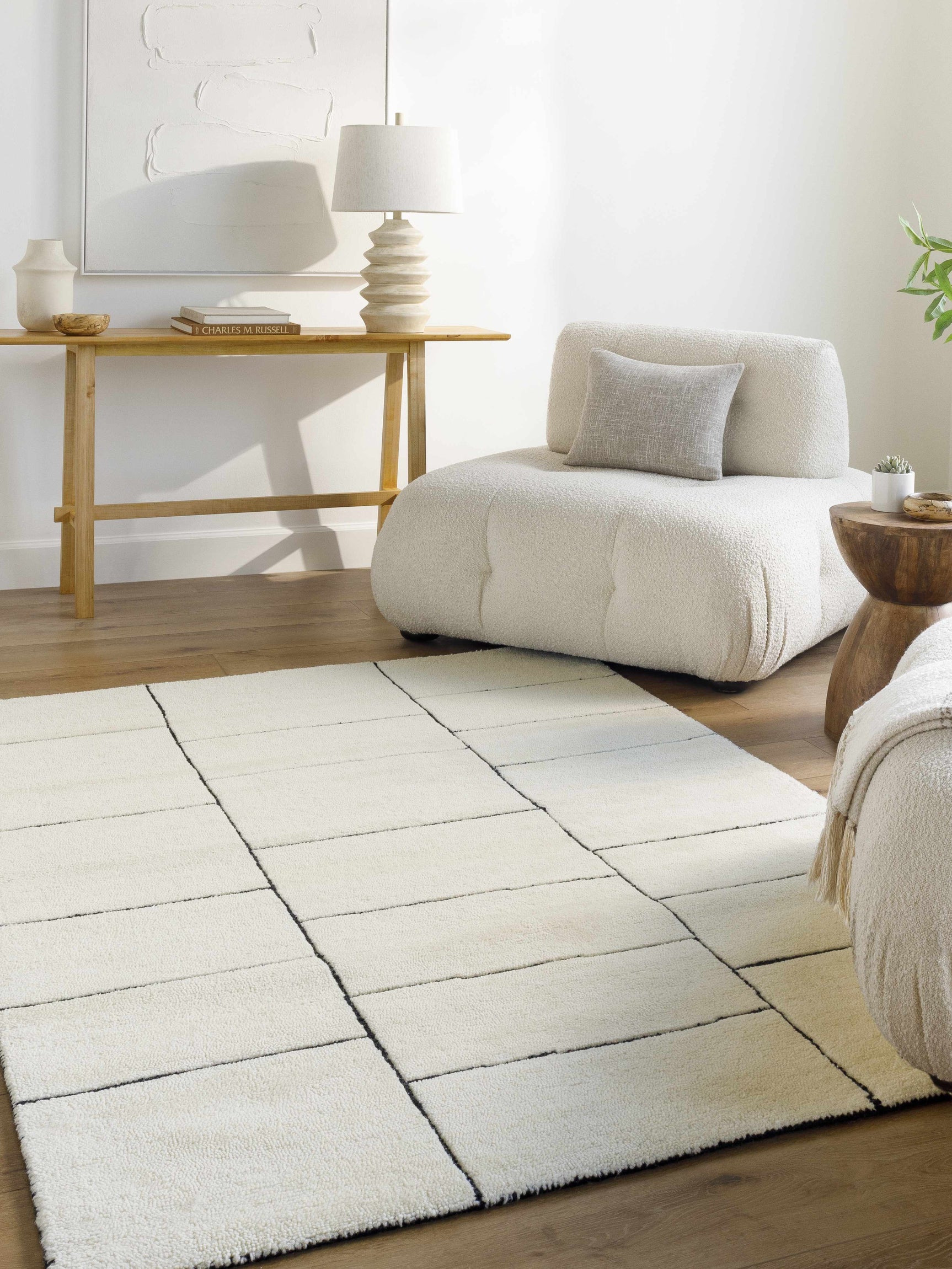 Xylia Ivory Area Rug - Clearance