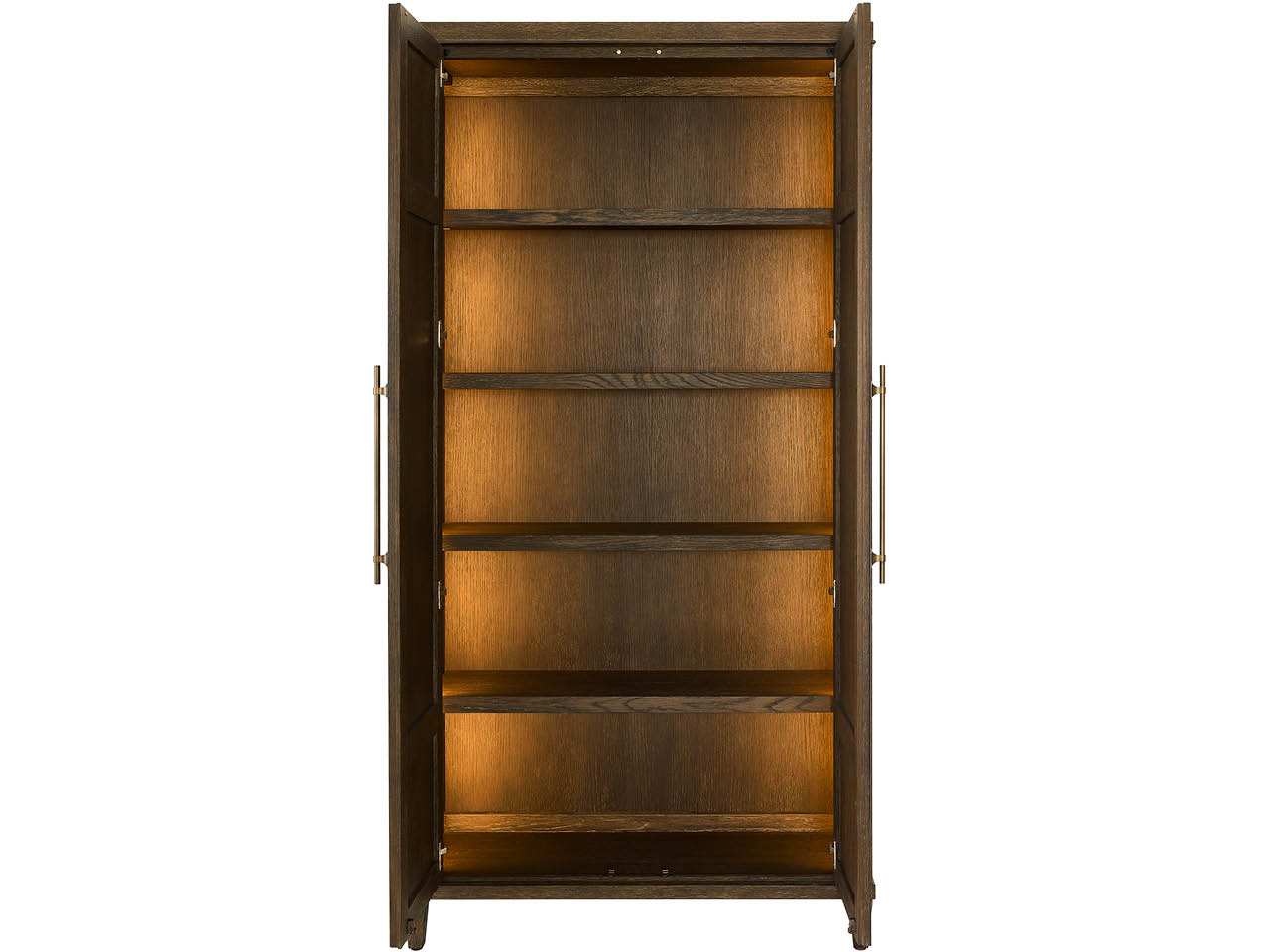 Montclair Cocoa Oak Doors Cabinet