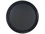 Modern Soft Bronze Circular Textured Wall Mirror 44"