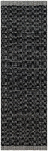 Yong Hand Loomed Black Rug - Clearance