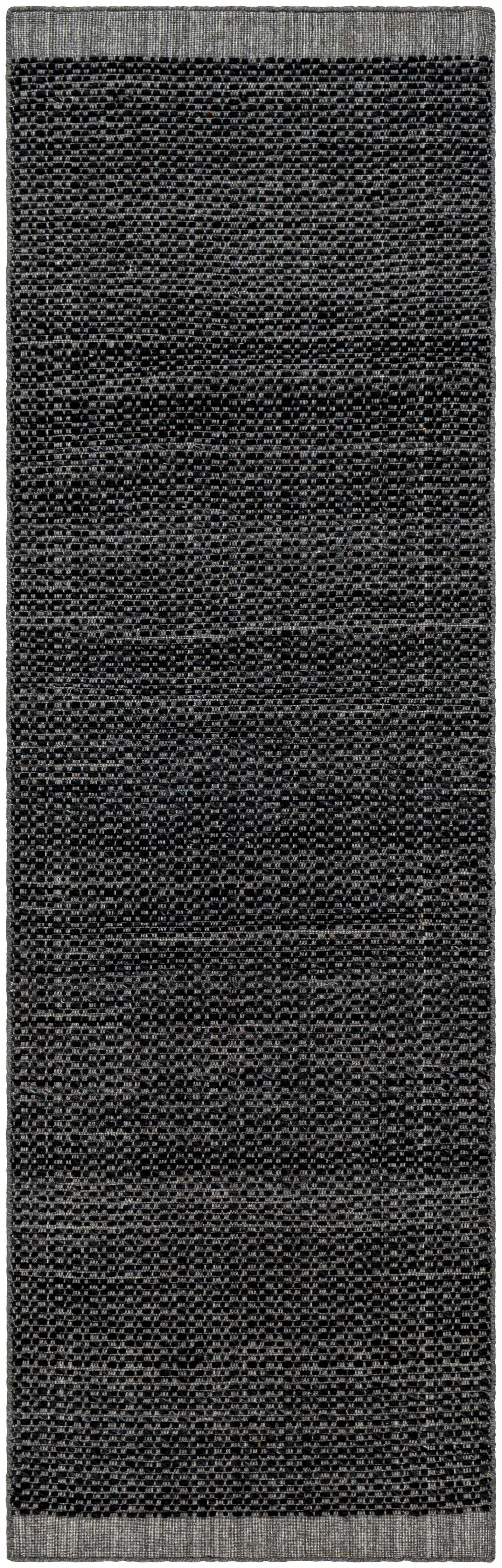 Yong Hand Loomed Black Rug - Clearance