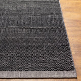 Yong Hand Loomed Black Rug - Clearance